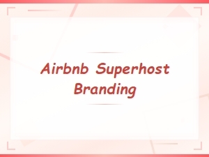 Elegant Script Typography for Airbnb Superhost Branding & Logo Design